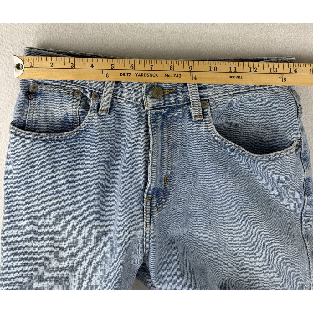 Ralph Lauren Polo Jeans Co. Womens 8/29 Mid-Rise Stretch Denim Blue Relaxed Fit - Picture 2 of 11